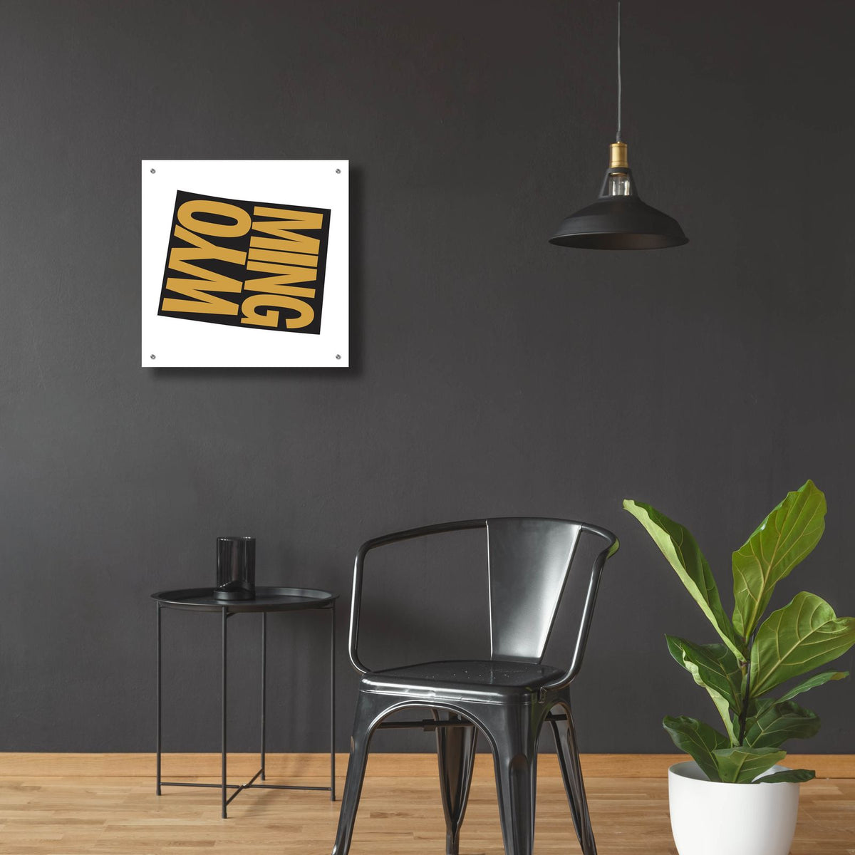 Wyoming 2 by Art Licensing Studio - 24x24 acrylic wall art in a room