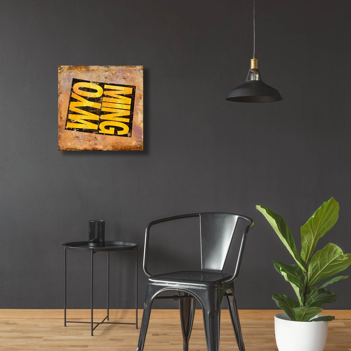 Wyoming by Art Licensing Studio - 24x24 acrylic wall art in a room