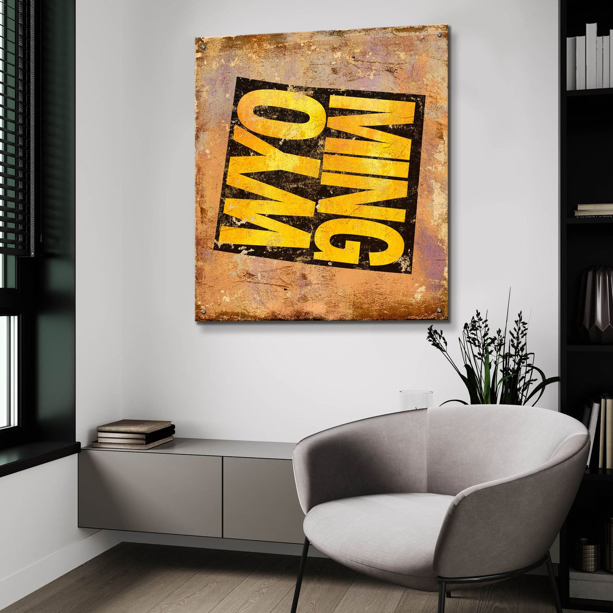 Wyoming by Art Licensing Studio - 36x36 acrylic wall art in a room