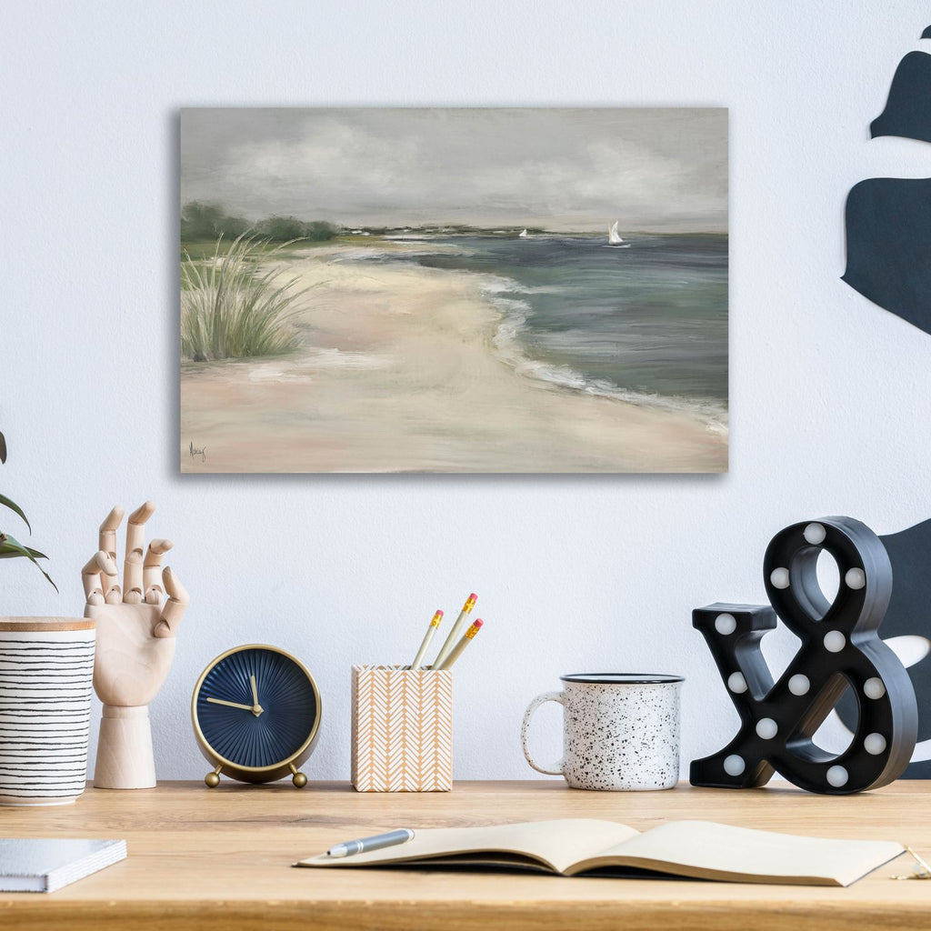 A Walk On The Beach by Ashley Bradley - 16x12 acrylic wall art in a room