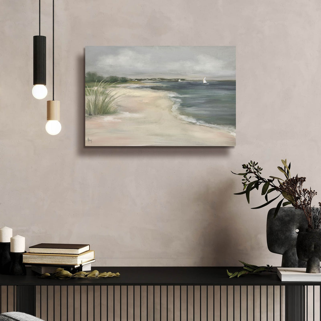 A Walk On The Beach by Ashley Bradley - 24x16 acrylic wall art in a room