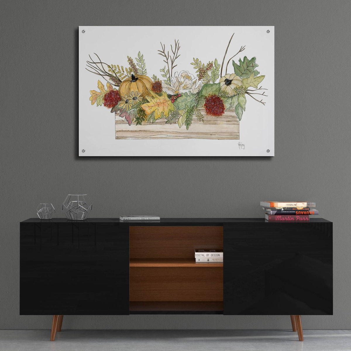 Autumn Blessings by Ashley Bradley - 36x24 acrylic wall art in a room