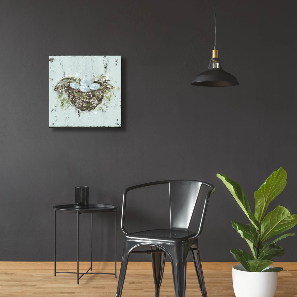 Bird Nest by Ashley Bradley - 24x24 acrylic wall art in a room