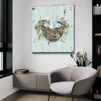 Bird Nest by Ashley Bradley - 36x36 acrylic wall art in a room