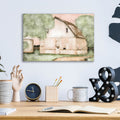 Blushing Barn by Ashley Bradley - 16x12 acrylic wall art in a room