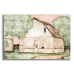Blushing Barn by Ashley Bradley acrylic glass wall art