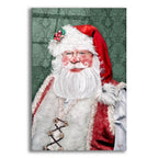 Blushing Santa by Ashley Bradley acrylic glass wall art