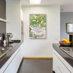 Bowl Of Apples by Ashley Bradley - 24x36 acrylic wall art in a room