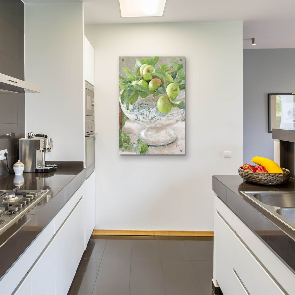 Bowl Of Apples by Ashley Bradley - 24x36 acrylic wall art in a room