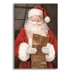 Checking It Twice Santa by Ashley Bradley acrylic glass wall art