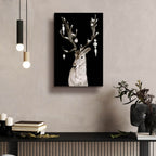 Christmas Deer by Ashley Bradley - 16x24 acrylic wall art in a room