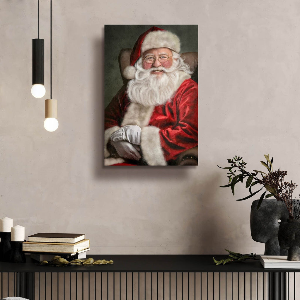 Classic Santa by Ashley Bradley - 16x24 acrylic wall art in a room