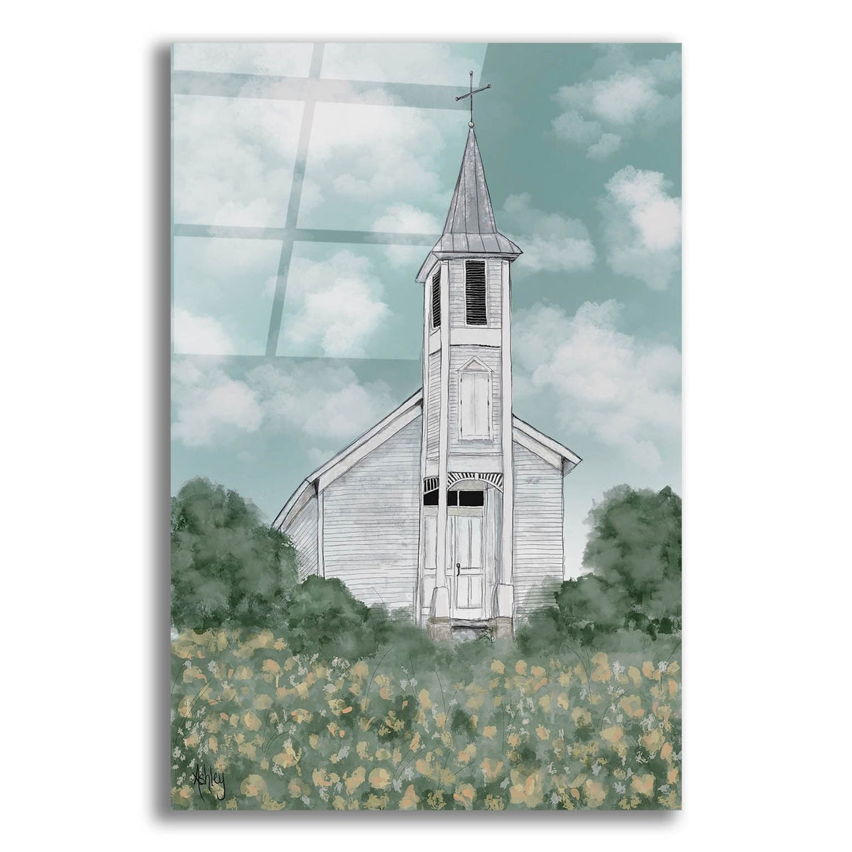 Come Worship by Ashley Bradley acrylic glass wall art