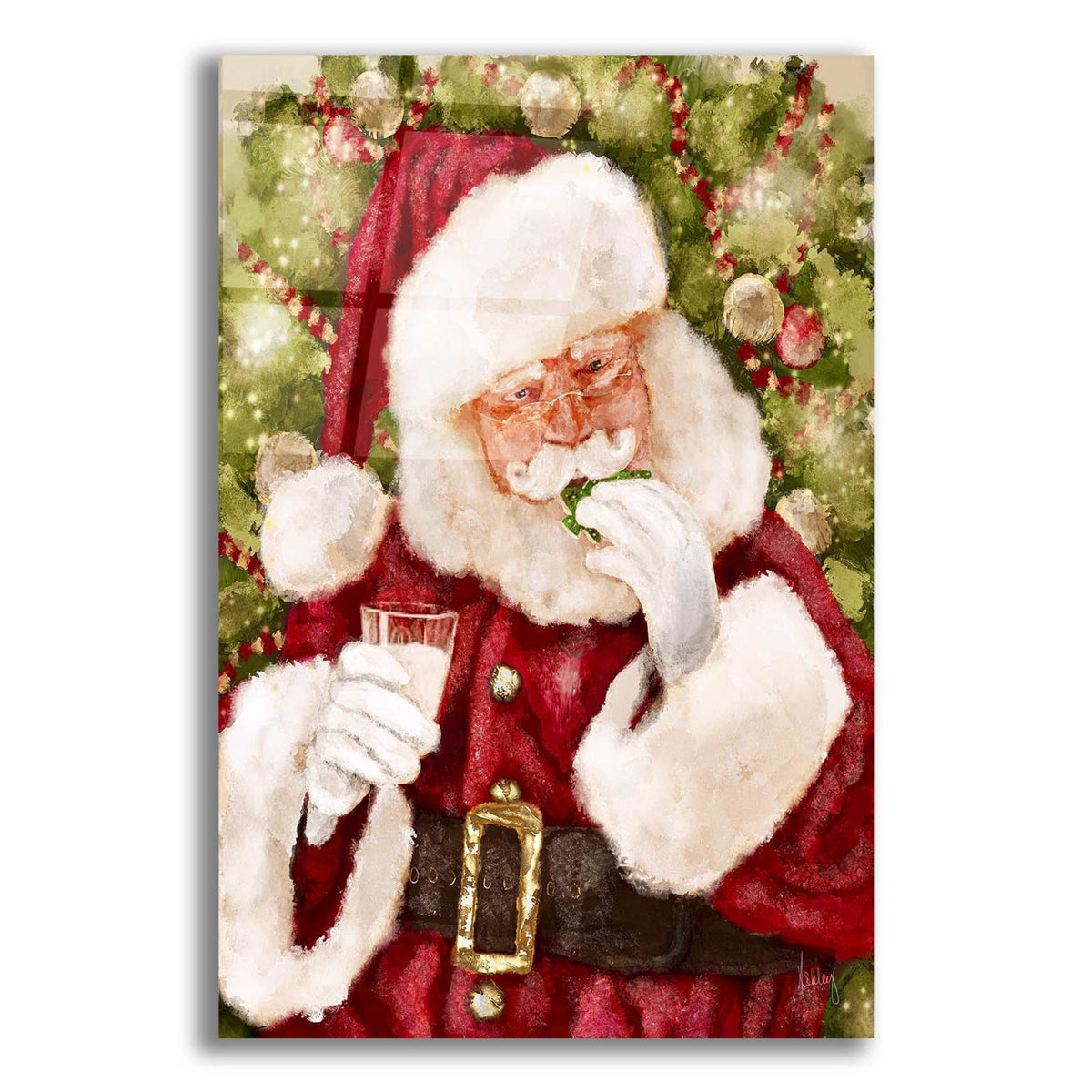 Cookies For Santa by Ashley Bradley acrylic glass wall art