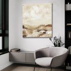 Copper Fields by Ashley Bradley - 36x36 acrylic wall art in a room