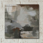 Earthy Abstract 2 by Ashley Bradley - 12x12 acrylic wall art in a room