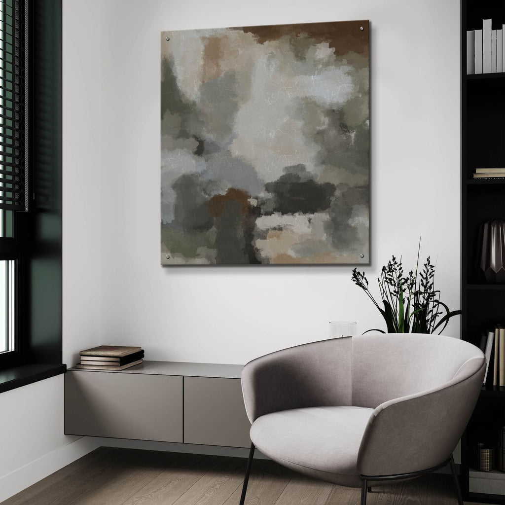 Earthy Abstract 2 by Ashley Bradley - 36x36 acrylic wall art in a room