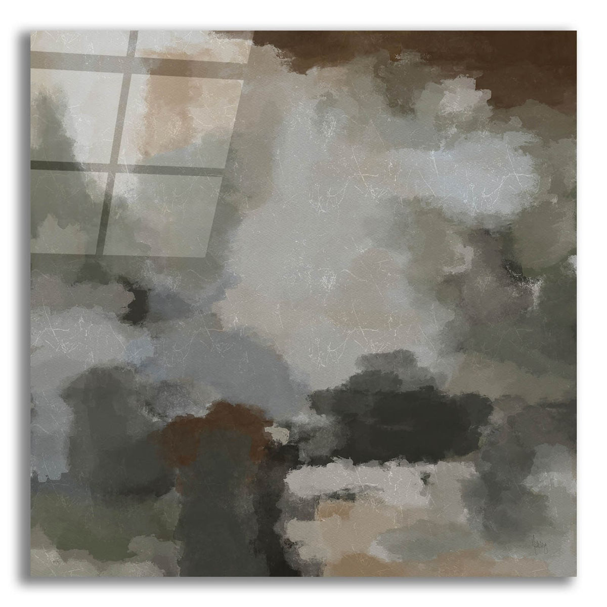 Earthy Abstract 2 by Ashley Bradley acrylic glass wall art