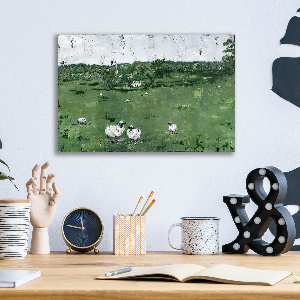 English Countryside by Ashley Bradley - 16x12 acrylic wall art in a room