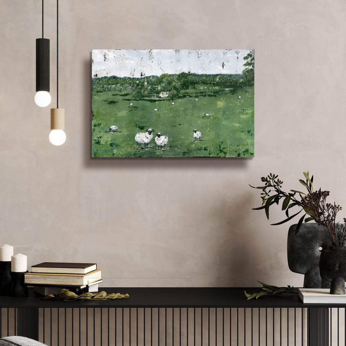 English Countryside by Ashley Bradley - 24x16 acrylic wall art in a room