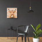Fall Highland Cow by Ashley Bradley - 24x24 acrylic wall art in a room