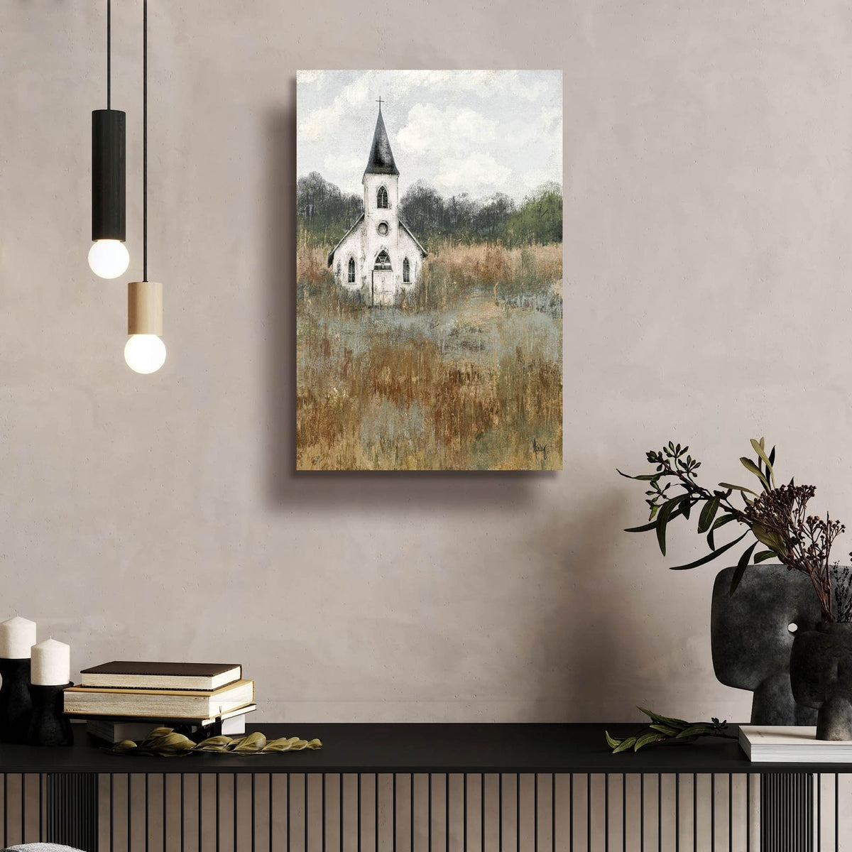 Fields Of Hope by Ashley Bradley - 16x24 acrylic wall art in a room
