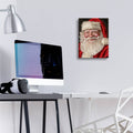 Happy Santa by Ashley Bradley - 12x16 acrylic wall art in a room