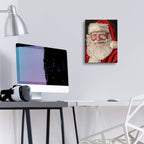 Happy Santa by Ashley Bradley - 12x16 acrylic wall art in a room