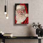 Happy Santa by Ashley Bradley - 16x24 acrylic wall art in a room