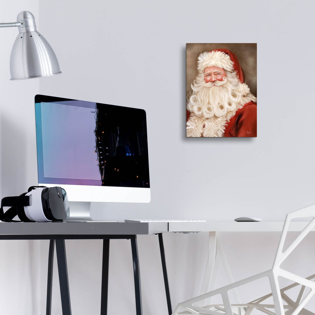 Kris Kringle by Ashley Bradley - 12x16 acrylic wall art in a room