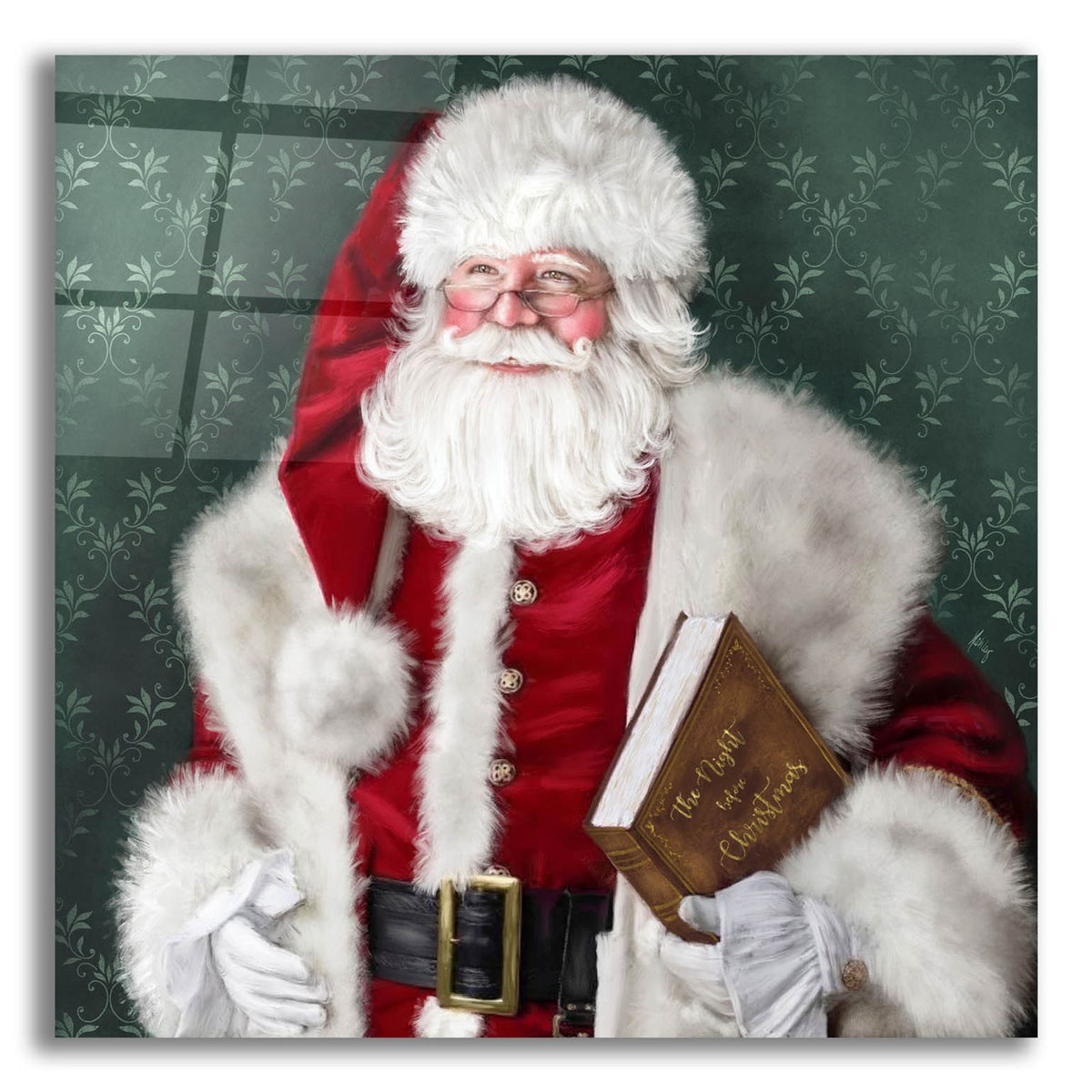 Night Before Christmas by Ashley Bradley acrylic glass wall art