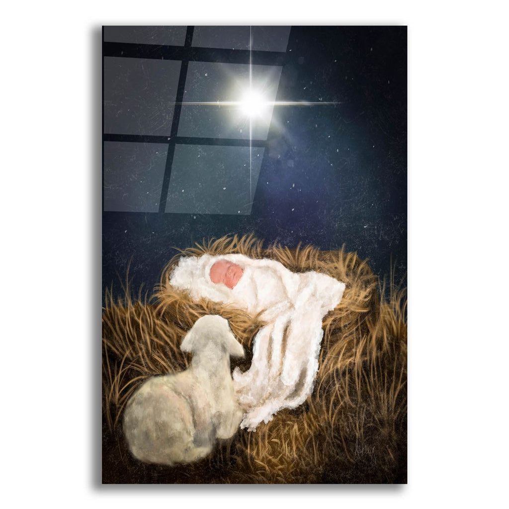 O Come Let Us Adore Him by Ashley Bradley acrylic glass wall art