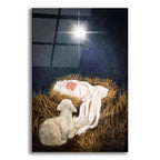 O Come Let Us Adore Him by Ashley Bradley acrylic glass wall art