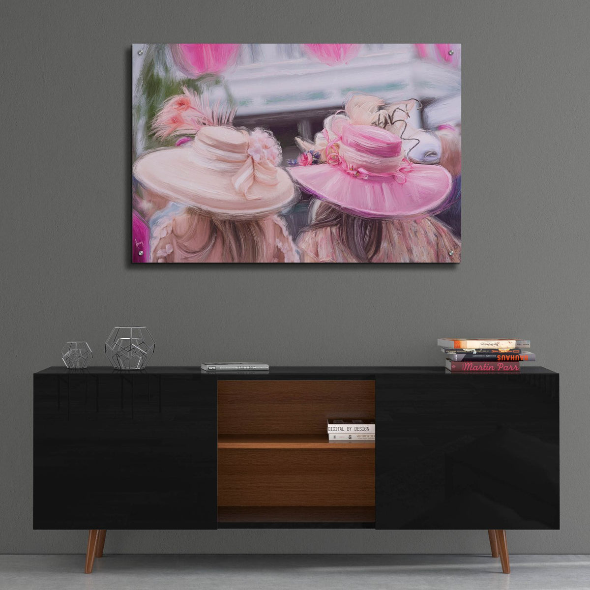 Off To The Races by Ashley Bradley - 36x24 acrylic wall art in a room