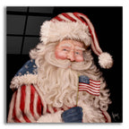 Patriotic Santa by Ashley Bradley acrylic glass wall art