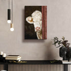 Peek A Moo by Ashley Bradley - 16x24 acrylic wall art in a room