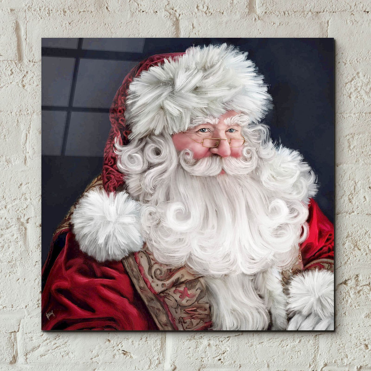 Saint Nicholas by Ashley Bradley - 12x12 acrylic wall art in a room