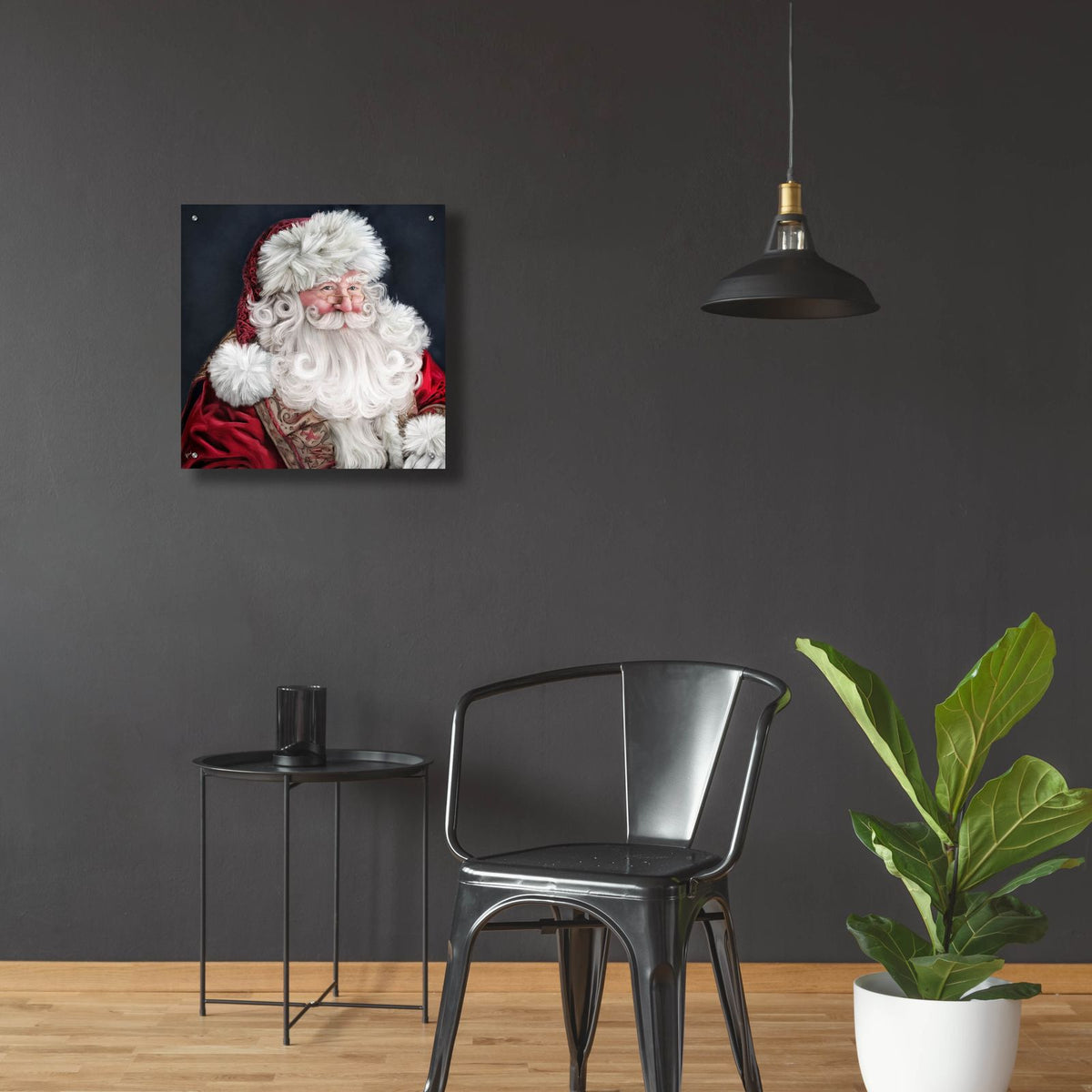 Saint Nicholas by Ashley Bradley - 24x24 acrylic wall art in a room