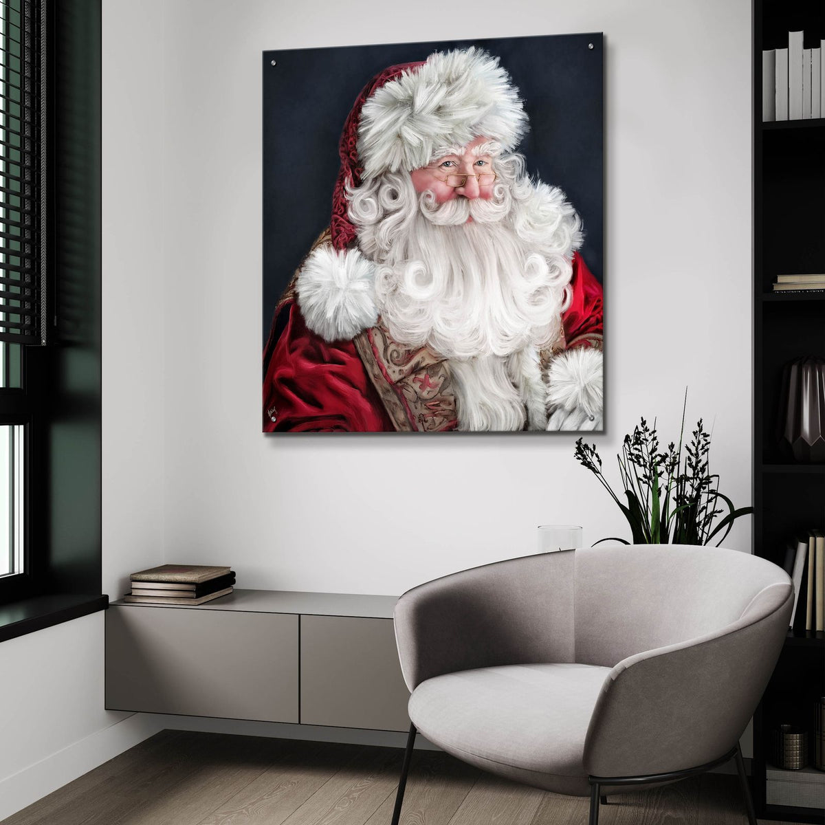 Saint Nicholas by Ashley Bradley - 36x36 acrylic wall art in a room