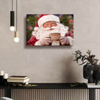 Santas Hot Cocoa by Ashley Bradley - 24x16 acrylic wall art in a room