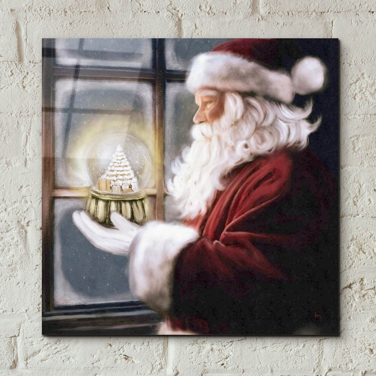 Santas Magic by Ashley Bradley - 12x12 acrylic wall art in a room
