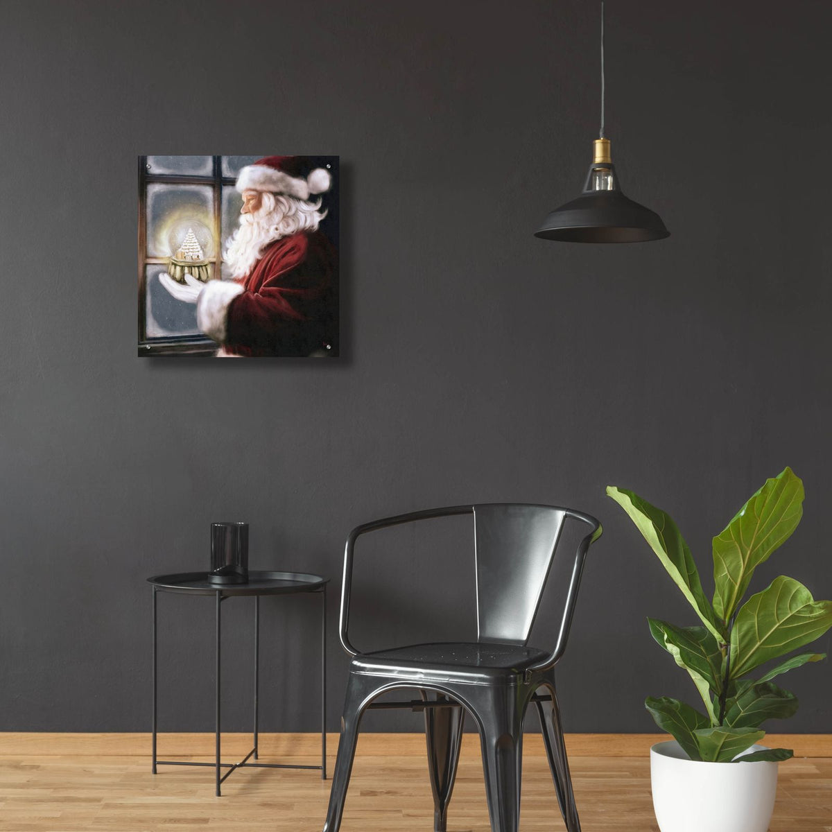 Santas Magic by Ashley Bradley - 24x24 acrylic wall art in a room