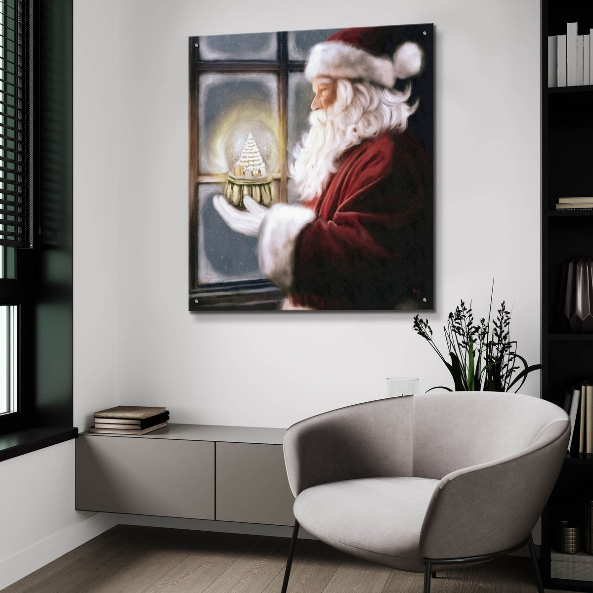 Santas Magic by Ashley Bradley - 36x36 acrylic wall art in a room