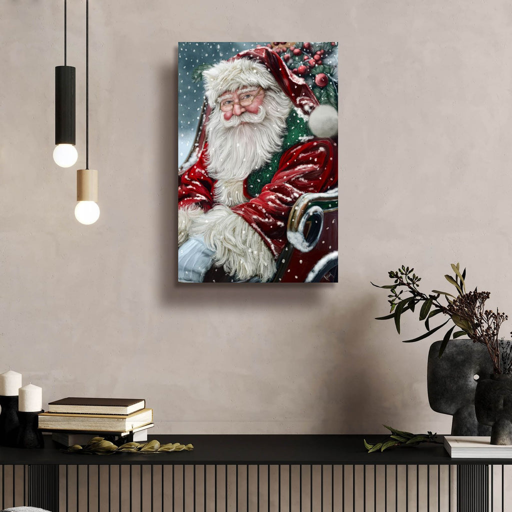 Santas Sleigh by Ashley Bradley - 16x24 acrylic wall art in a room