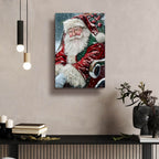 Santas Sleigh by Ashley Bradley - 16x24 acrylic wall art in a room