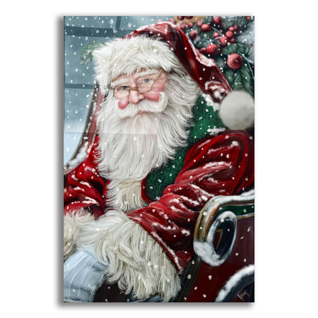 Santas Sleigh by Ashley Bradley acrylic glass wall art