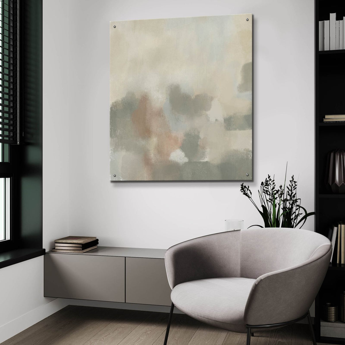 Serene by Ashley Bradley - 36x36 acrylic wall art in a room