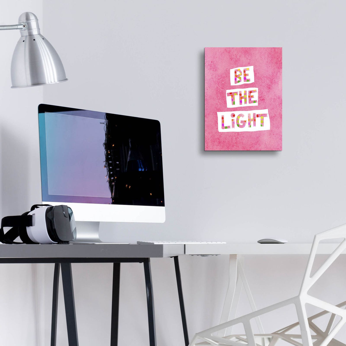 Be The Light by Club Daydream - 12x16 acrylic wall art in a room
