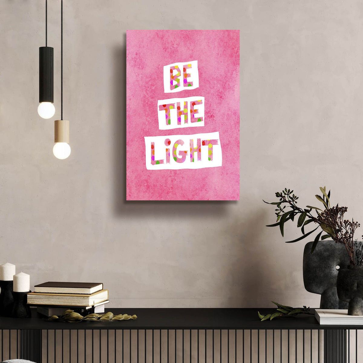 Be The Light by Club Daydream - 16x24 acrylic wall art in a room