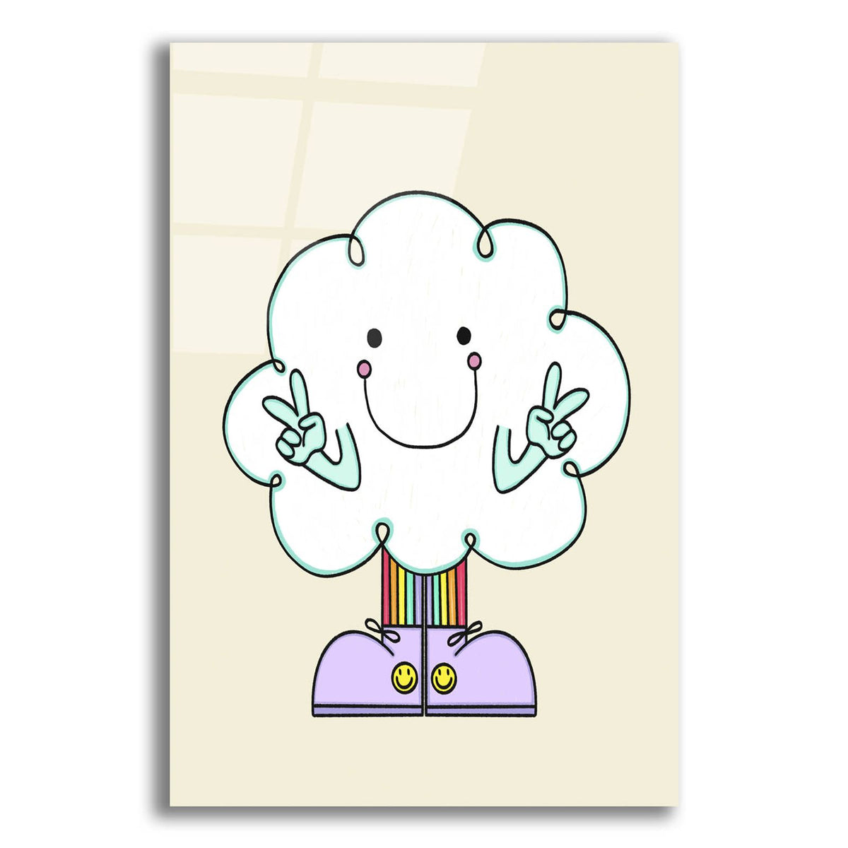Cloud Friend by Club Daydream acrylic glass wall art